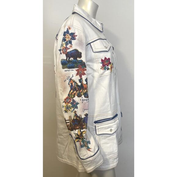 Double D Ranch Embroidered West of the Colorado Jacket 1X NWT Ranch Romance - Picture 4 of 16